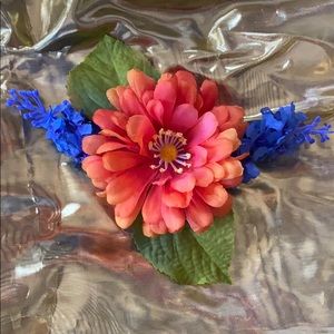 Handmade floral hair clip